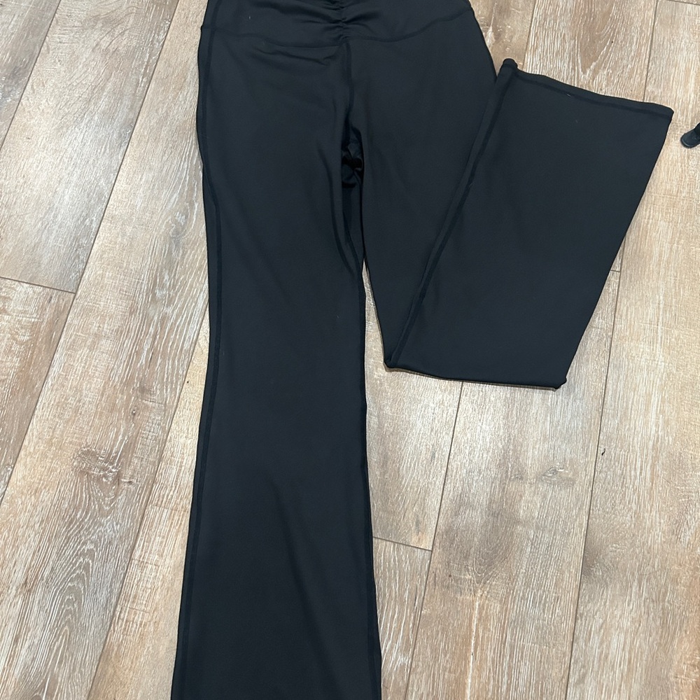 Black Flared Yoga Pants